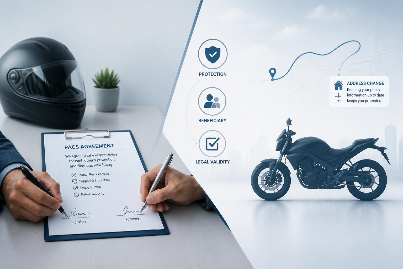 PACS et assurance moto : conducteurs, garanties, clause